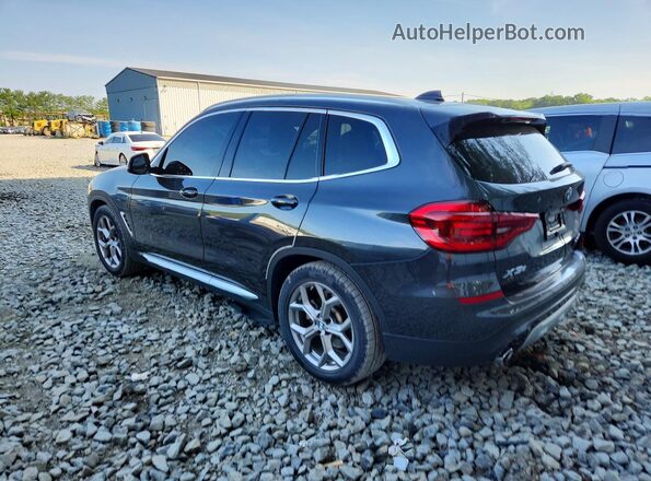 5UXTS1C09M9H01258 2021 BMW X3 Black Հետևի ձախ