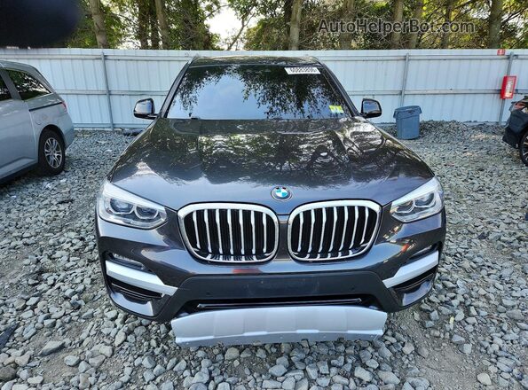 5UXTS1C09M9H01258 2021 BMW X3 Black Դիմացի տեսք