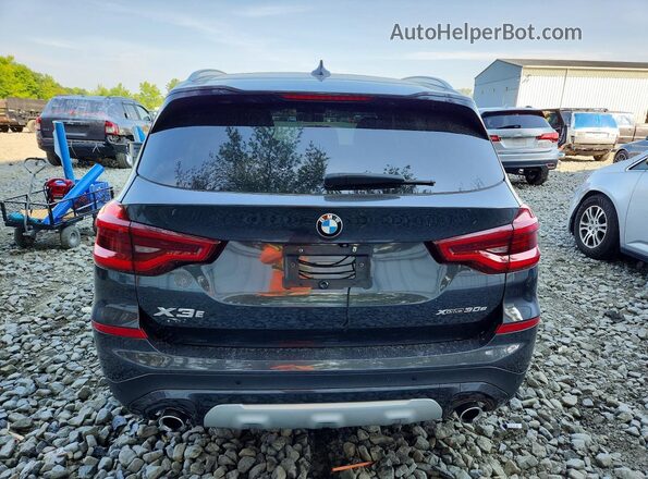 5UXTS1C09M9H01258 2021 BMW X3 Black Հետևի տեսք
