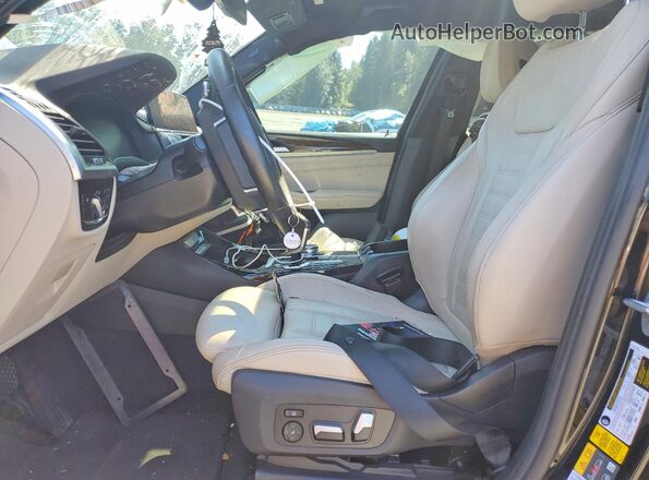 5UXTS1C0XM9E58320 2021 BMW X3 Black Front interior view