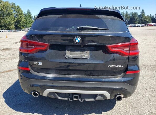 5UXTS1C0XM9E58320 2021 BMW X3 Black Rear view