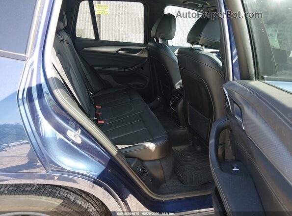 5UXTS3C50J0Z00543 2018 BMW X3 Blue VIN sticker view