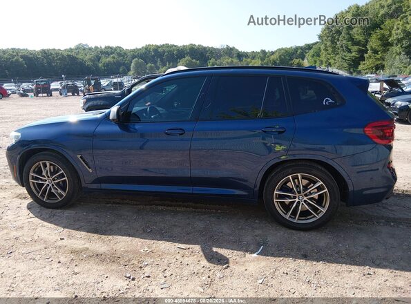5UXTS3C50J0Z00543 2018 BMW X3 Blue 