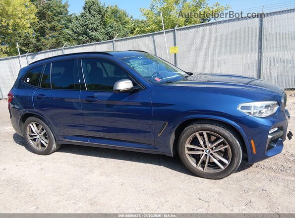 5UXTS3C50J0Z00543 2018 BMW X3 Blue 360 interior view