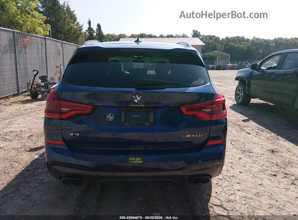 5UXTS3C50J0Z00543 2018 BMW X3 Blue 