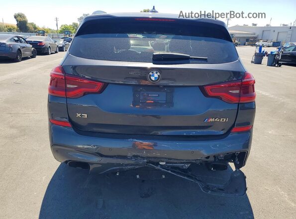 5UXTS3C50K0Z06246 2019 BMW X3 Black Հետևի տեսք