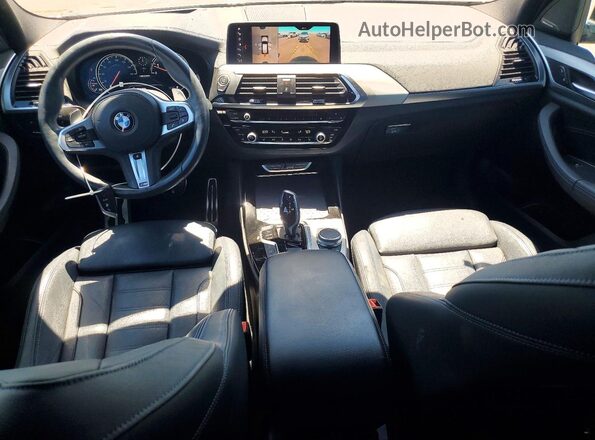 5UXTS3C50K0Z06246 2019 BMW X3 Black Առջևի վահանակի տեսք