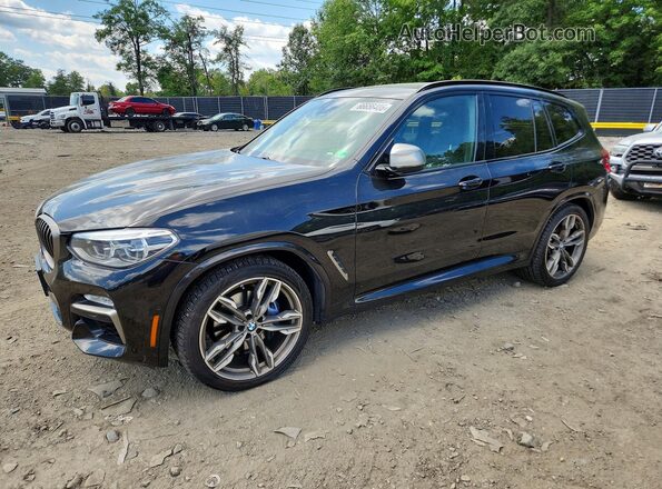 5UXTS3C51J0Y95644 2018 BMW X3 Black Trasero izquierdo