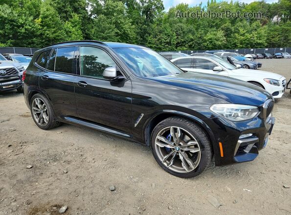5UXTS3C51J0Y95644 2018 BMW X3 Black Vista del salpicadero