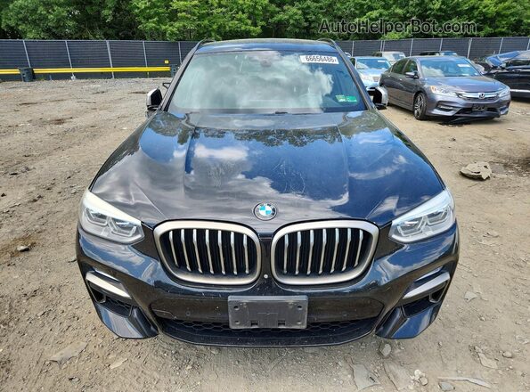 5UXTS3C51J0Y95644 2018 BMW X3 Black Vista del cuadro de instrumentos