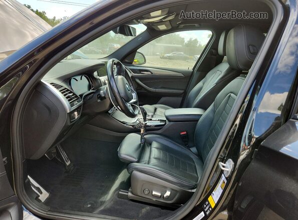 5UXTS3C51J0Y95644 2018 BMW X3 Black Vista de la etiqueta del VIN