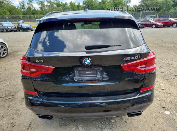 5UXTS3C51J0Y95644 2018 BMW X3 Black Vista interior trasera