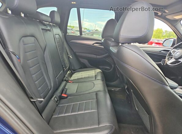 5UXTS3C51K0Z06479 2019 BMW X3 Blue Սալոնի հետևի տեսք