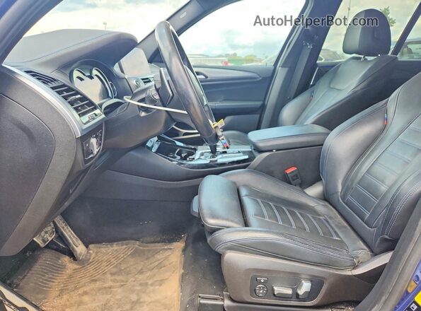 5UXTS3C51K0Z06479 2019 BMW X3 Blue Սալոնի դիմացի տեսք
