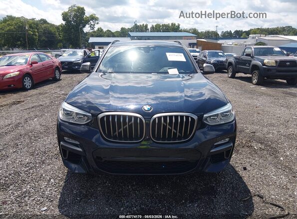 5UXTS3C51K0Z10564 2019 BMW X3 Black Rear interior view