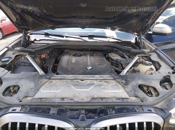 5UXTS3C51K0Z10564 2019 BMW X3 Black Rear view