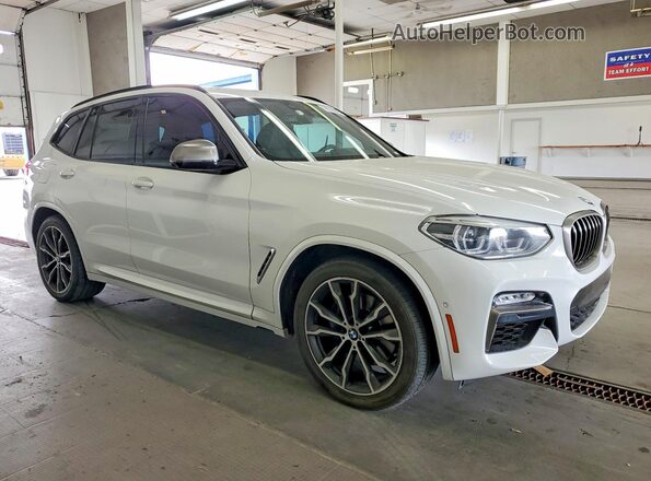 5UXTS3C52J0Z01872 2018 BMW X3 Белый Передняя правая четверть