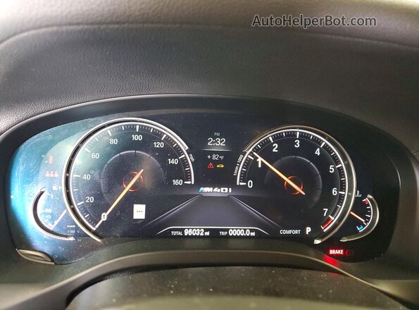 5UXTS3C52J0Z01872 2018 BMW X3 Белый Вид щитка приборов