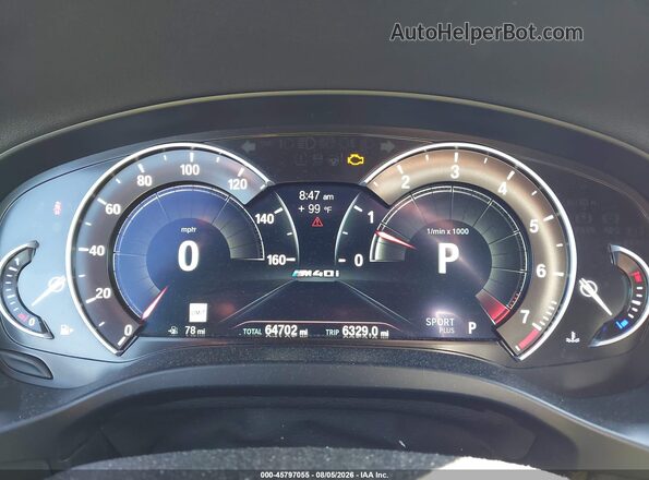 5UXTS3C52K0Z09844 2019 BMW X3 Black Вид задніх сидінь