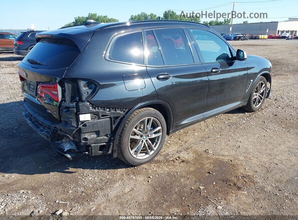 5UXTS3C52K0Z09844 2019 BMW X3 Black Задня права чверть
