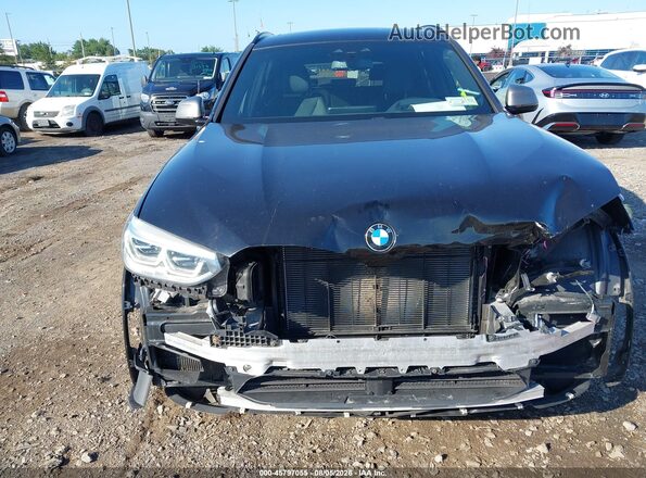 5UXTS3C52K0Z09844 2019 BMW X3 Black Вид задньої частини салону