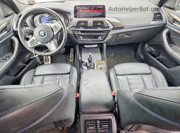 5UXTS3C52KLR73350 2019 BMW X3 Белый Вид панели приборов