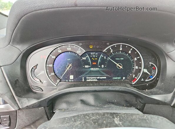 5UXTS3C52KLR73350 2019 BMW X3 Белый Вид щитка приборов