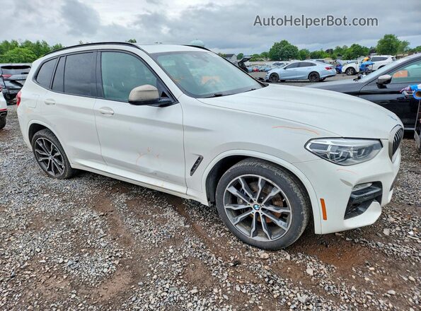 5UXTS3C52KLR73350 2019 BMW X3 Белый Передняя правая четверть
