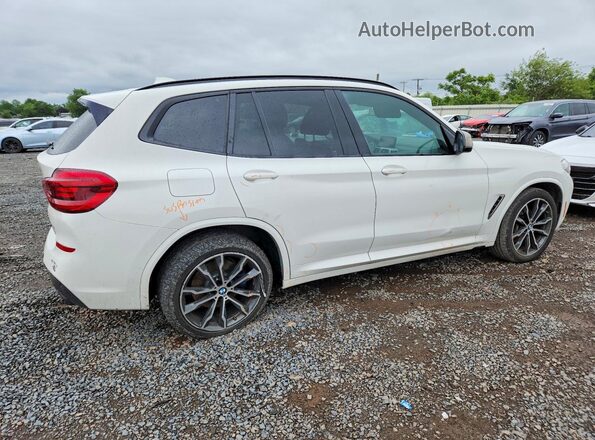 5UXTS3C52KLR73350 2019 BMW X3 Белый Задняя правая четверть