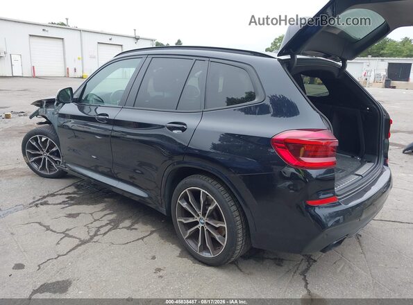 5UXTS3C53J0Y97749 2018 BMW X3 Синий Задняя левая четверть