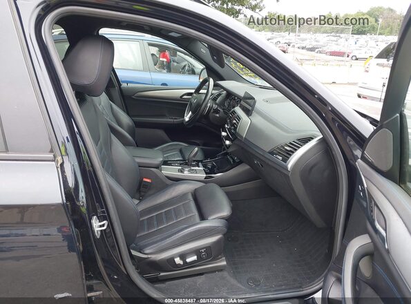 5UXTS3C53J0Y97749 2018 BMW X3 Синий Вид салона спереди