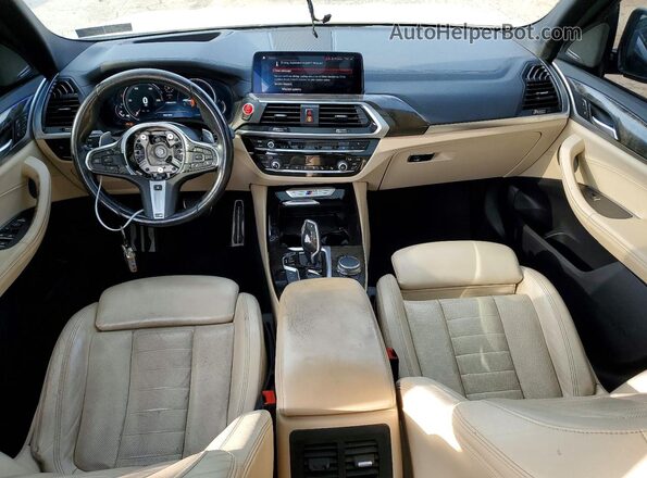 5UXTS3C54K0Z06315 2019 BMW X3 White წინა პანელის ხედი
