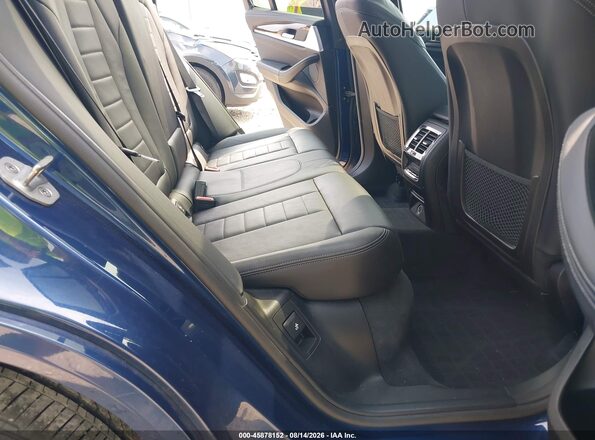 5UXTS3C57J0Y96474 2018 BMW X3 Blue Widok naklejki z numerem VIN