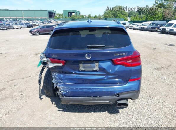 5UXTS3C57J0Y97155 2018 BMW X3 Blue 