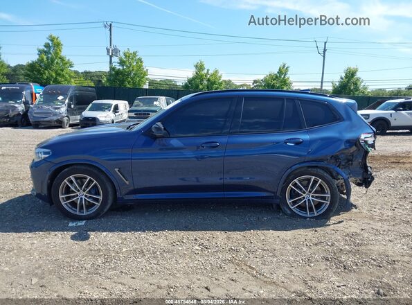 5UXTS3C57J0Y97155 2018 BMW X3 Blue Widok wnętrza 360 stopni