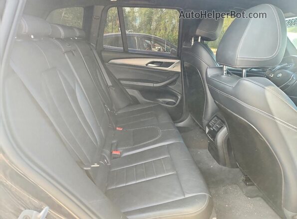 5UXTS3C58J0Y95009 2018 BMW X3 Black Rear interior view
