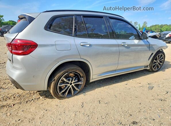 5UXTS3C59KLR73507 2019 BMW X3 Silver Trasero derecho