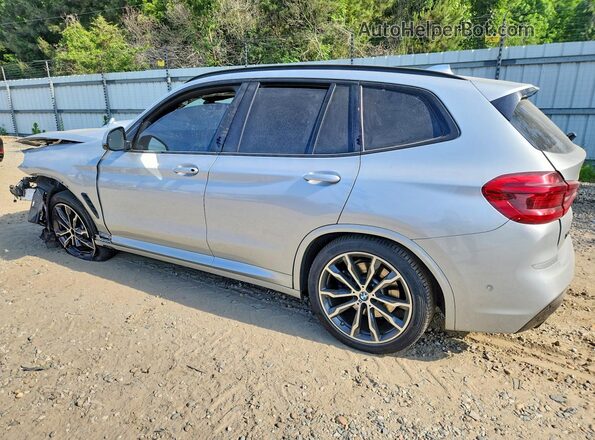 5UXTS3C59KLR73507 2019 BMW X3 Silver Trasero izquierdo