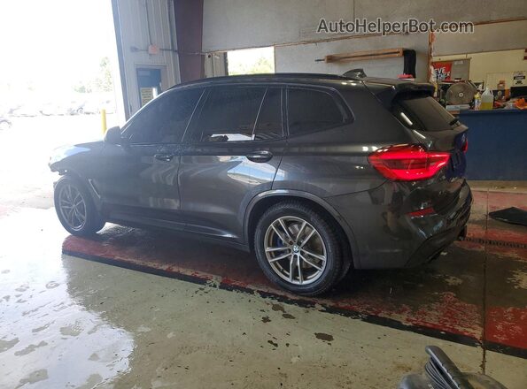5UXTS3C59KLR74074 2019 BMW X3 Charcoal Rear left
