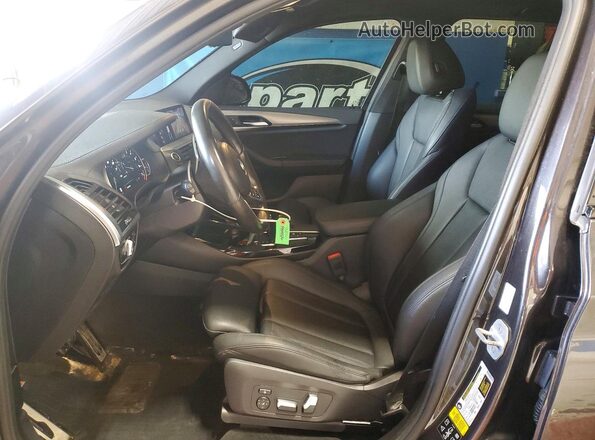 5UXTS3C59KLR74074 2019 BMW X3 Charcoal Front interior view