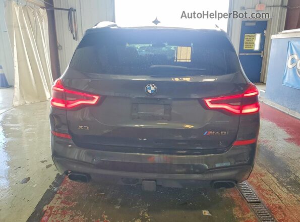 5UXTS3C59KLR74074 2019 BMW X3 Charcoal Rear view