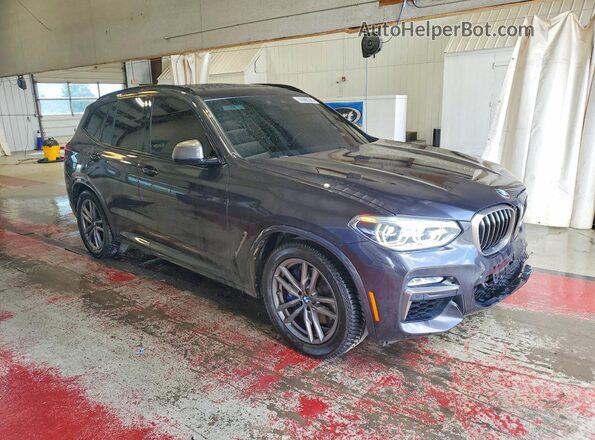 5UXTS3C59KLR74074 2019 BMW X3 Charcoal Front right