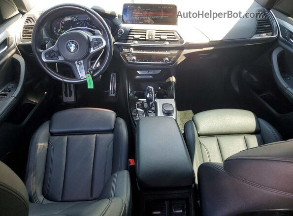 5UXTS3C59KLR74074 2019 BMW X3 Charcoal Dashboard view