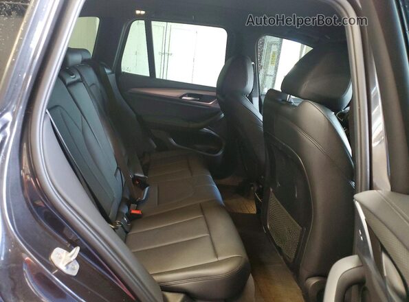 5UXTS3C59KLR74074 2019 BMW X3 Charcoal Rear interior view
