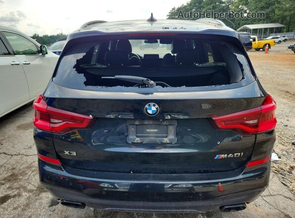 5UXTS3C5XK0Z04858 2019 BMW X3 Black Vista trasera