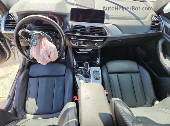 5UXTS3C5XK0Z07789 2019 BMW X3 Silver Вид панелі приладів