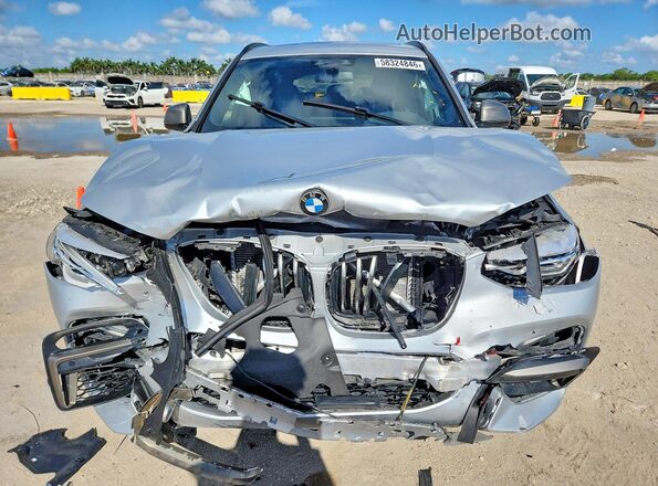 5UXTS3C5XK0Z07789 2019 BMW X3 Silver Вид спереду