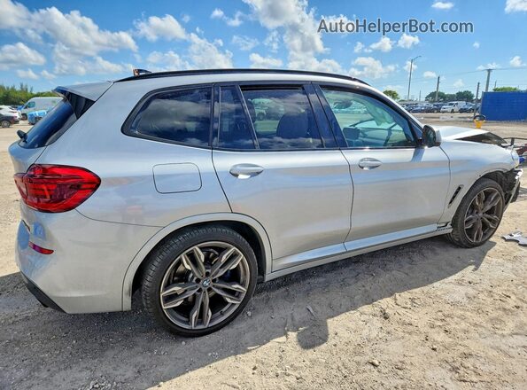 5UXTS3C5XK0Z07789 2019 BMW X3 Silver Задня права чверть