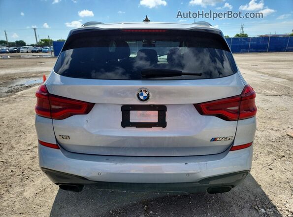 5UXTS3C5XK0Z07789 2019 BMW X3 Silver Вид ззаду
