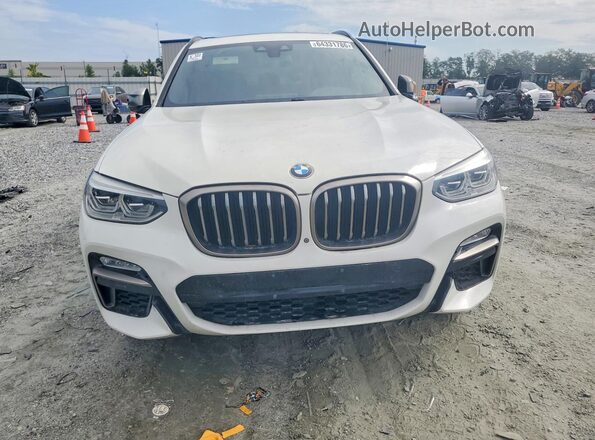 5UXTS3C5XK0Z08036 2019 BMW X3 White Front view